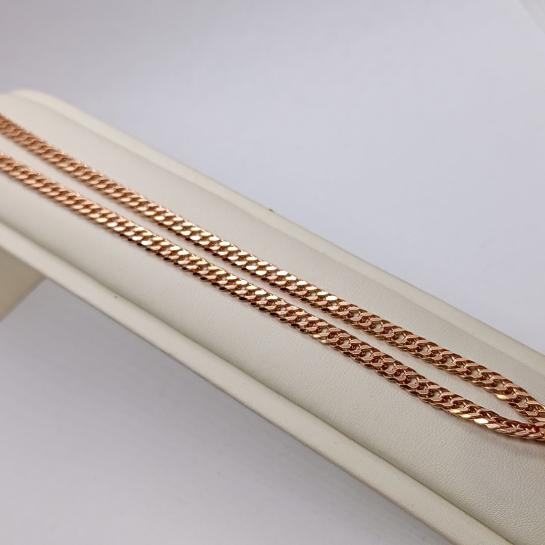 ЦЕПЬ ПОЛНОВЕСНАЯ Ромб двойной (Au 585)