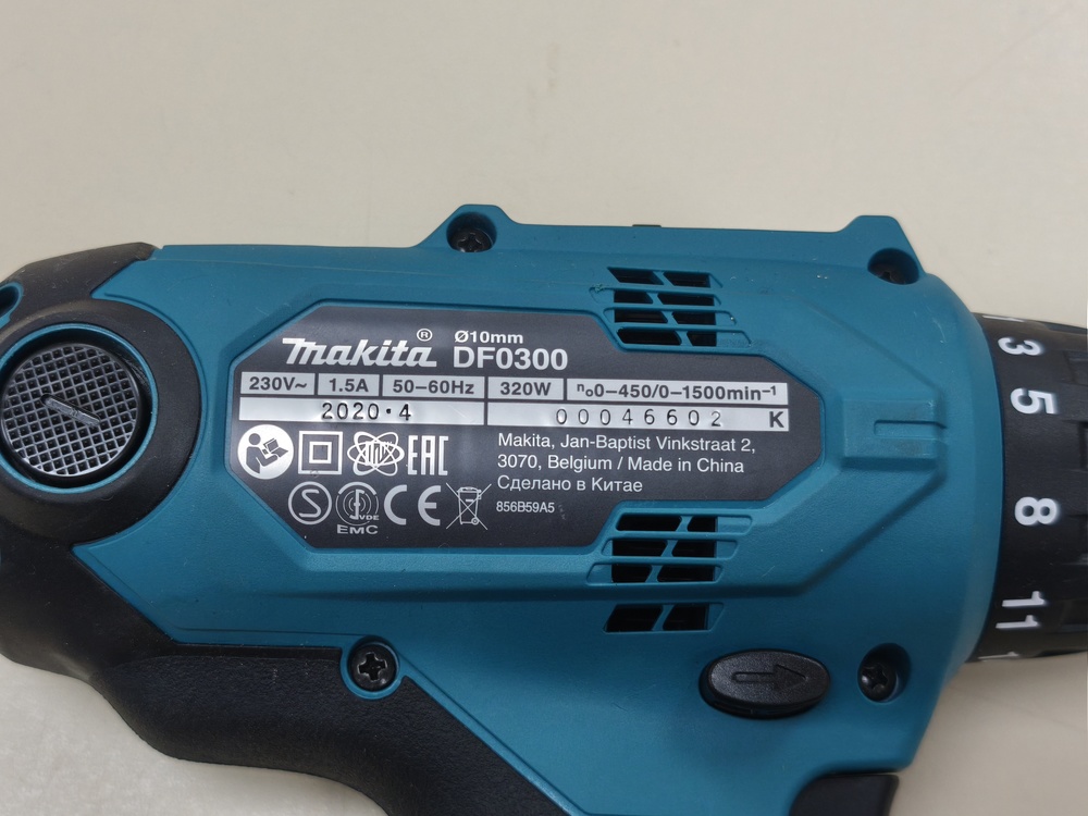 ДРЕЛЬ-ШУРУПОВЕРТ MAKITA DF0300