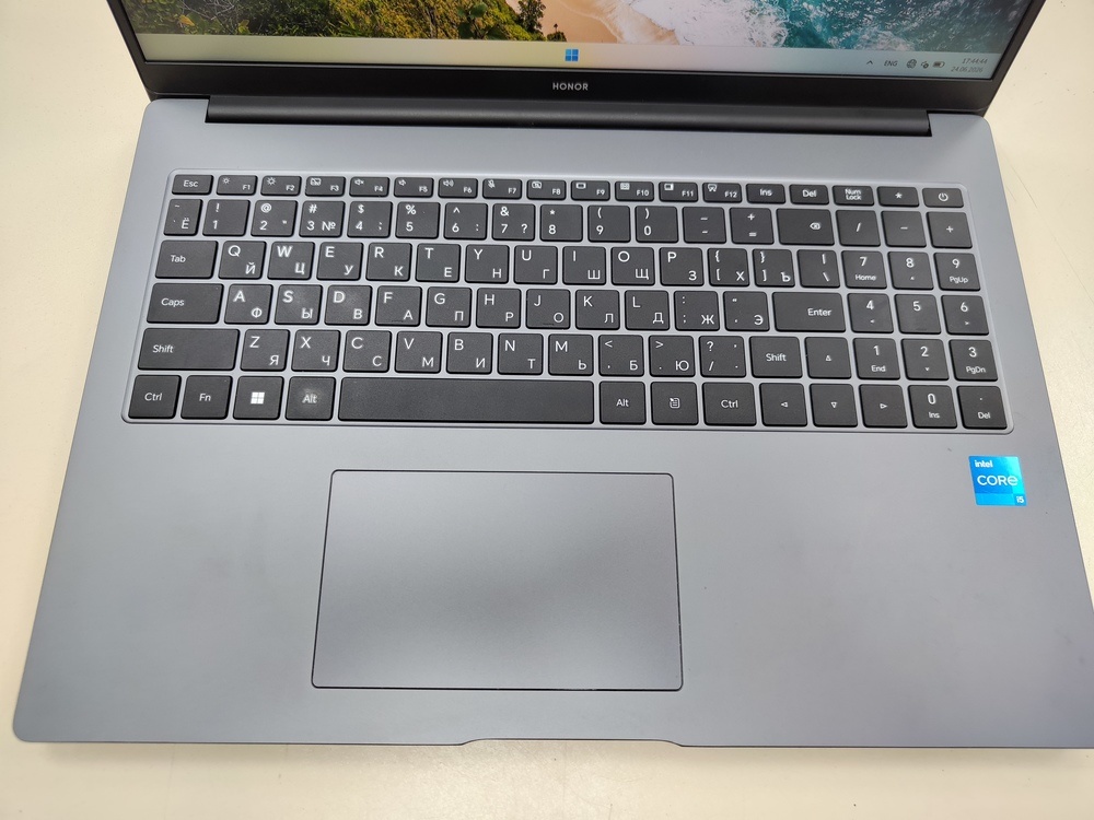 Ноутбук Honor .; Core I5-12450H, Intel UHD Graphics, 8 Гб, 256 Гб, Нет