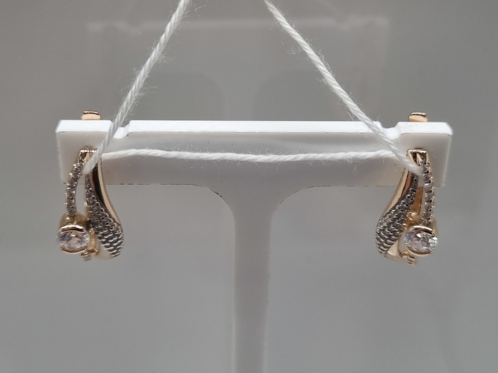 СЕРЬГИ С КАМНЯМИ (Au 585)