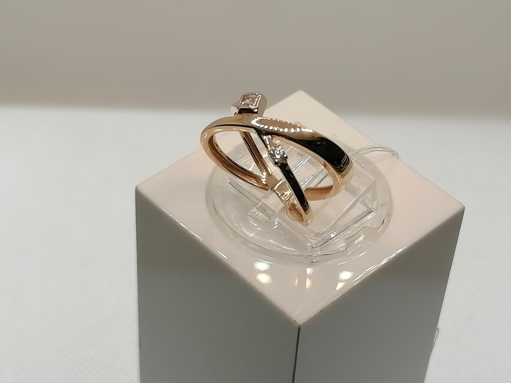 04-61-0222-01 КОЛЬЦО С КАМНЯМИ (Au 585)