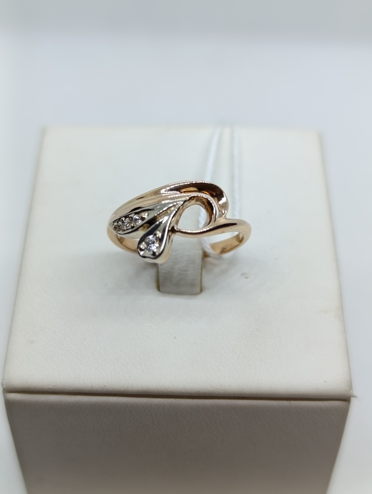 КОЛКМИ585 КОЛЬЦО С КАМНЯМИ (Au 585)