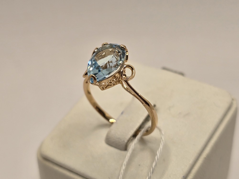 КОЛКМ585 КОЛЬЦО С КАМНЕМ (Au 585)