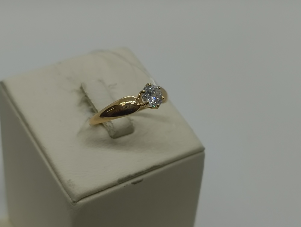 КОЛЬЦО С КАМНЕМ (Au 585)