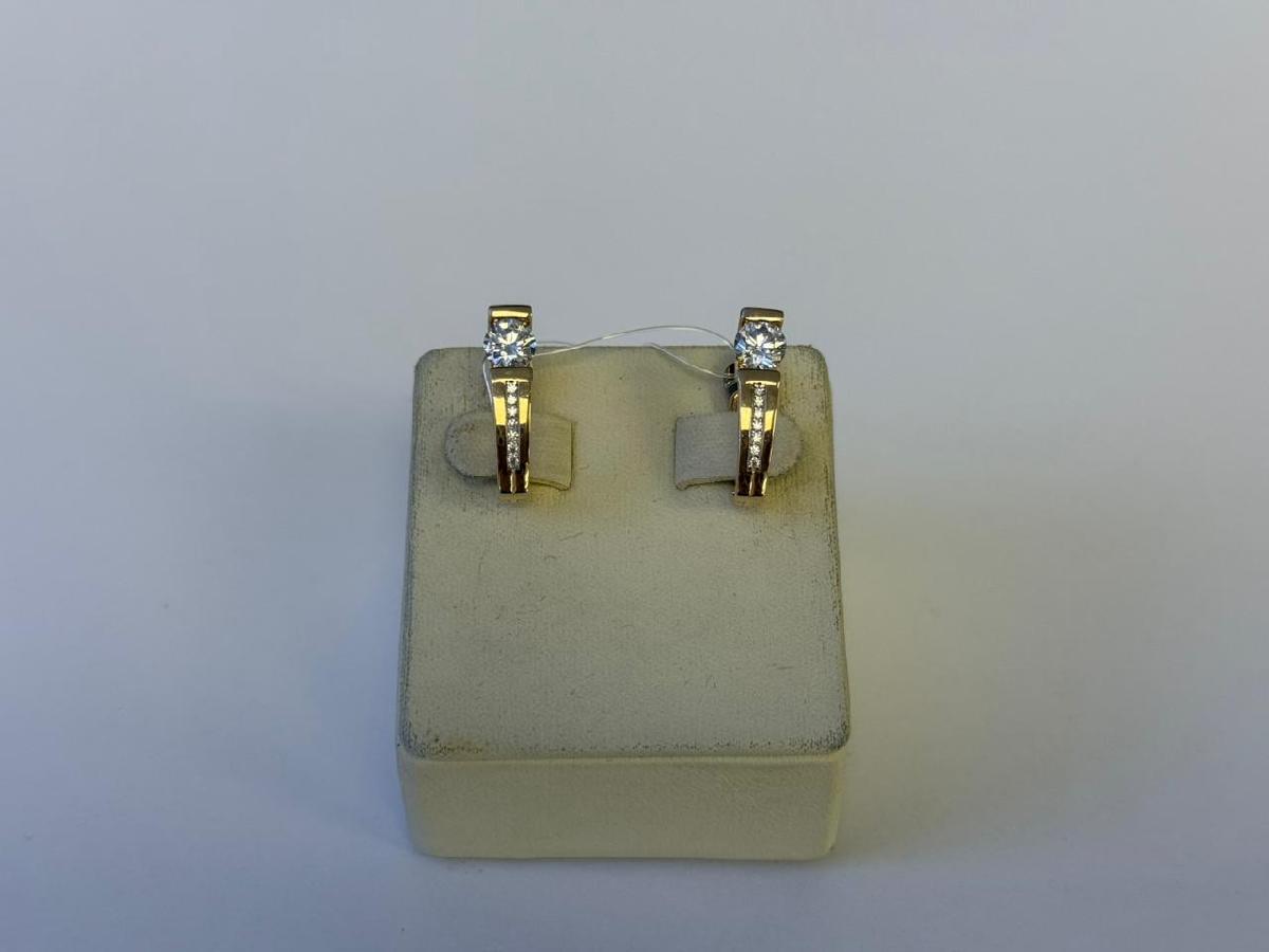 СЕРЬГИ С КАМНЯМИ (Au 585)