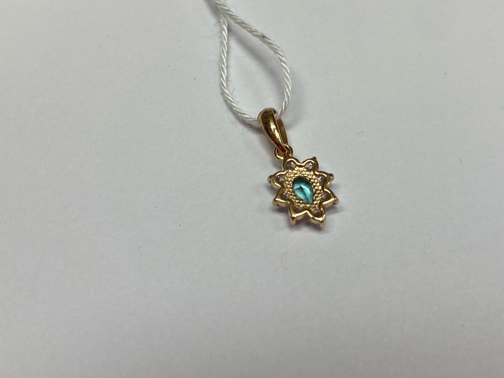 ПОДВЕСКА С КАМНЯМИ (Au 585)