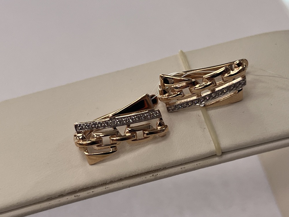 СЕРЬГИ С КАМНЯМИ (Au 585)