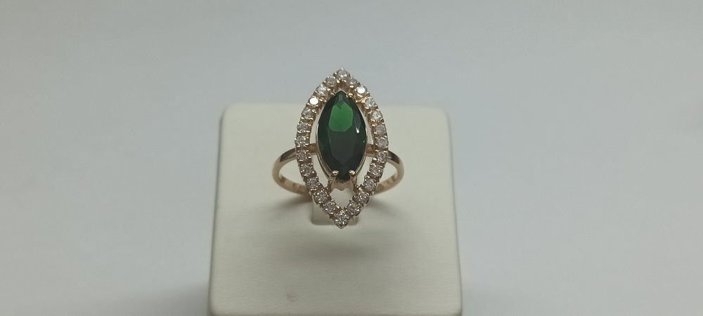 КОЛКМИ585 КОЛЬЦО С КАМНЯМИ (Au 585)