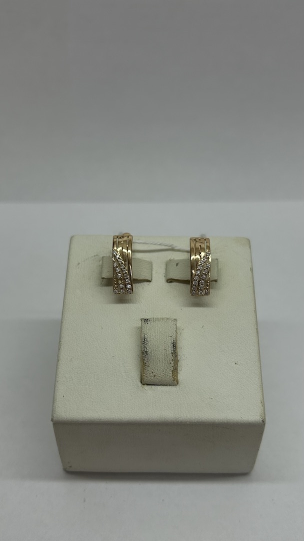 СЕРЬГИ С КАМНЯМИ (Au 585)