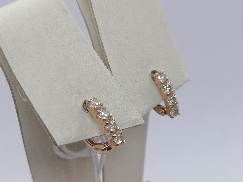 СЕРЬГИ БРИЛЛИАНТ (Au 585)