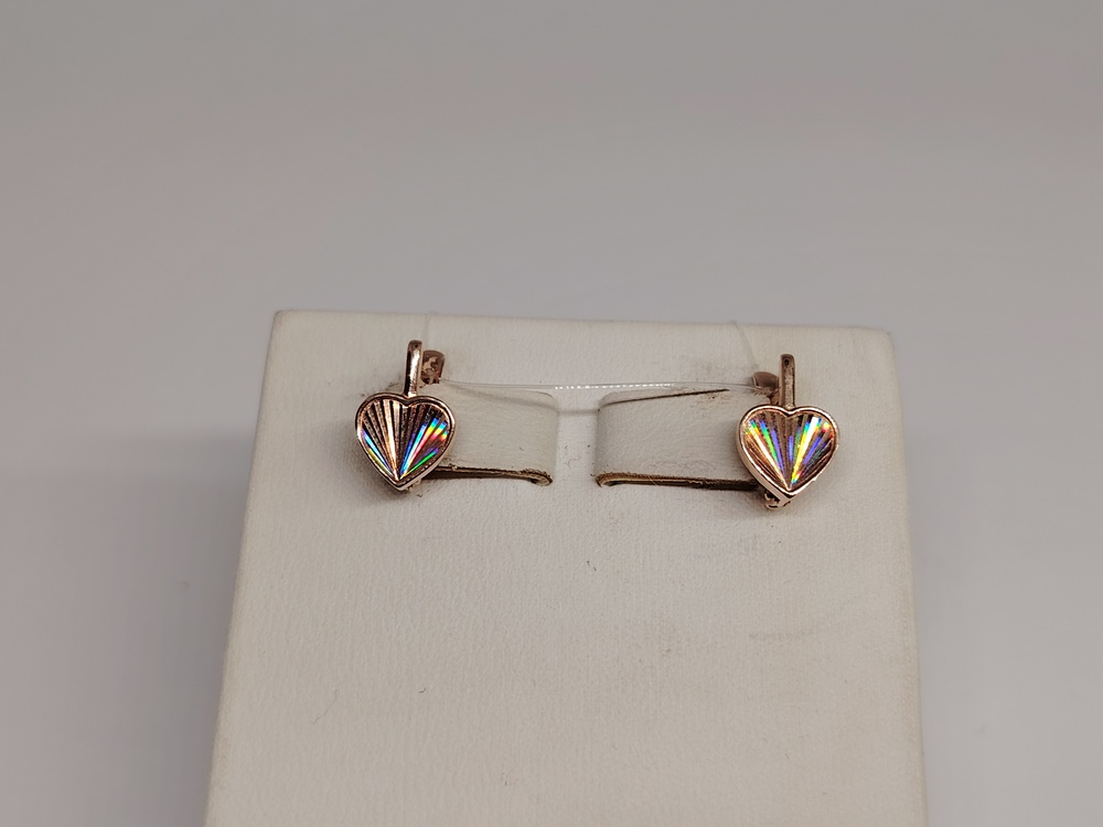 СЕРЬГИ БЕЗ КАМНЯ (Au 585)