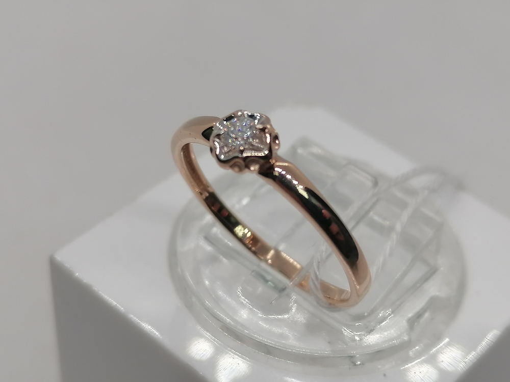 КОЛЬЦО БРИЛЛИАНТ Au 585 КОЛЬЦО БРИЛЛИАНТ Au 585