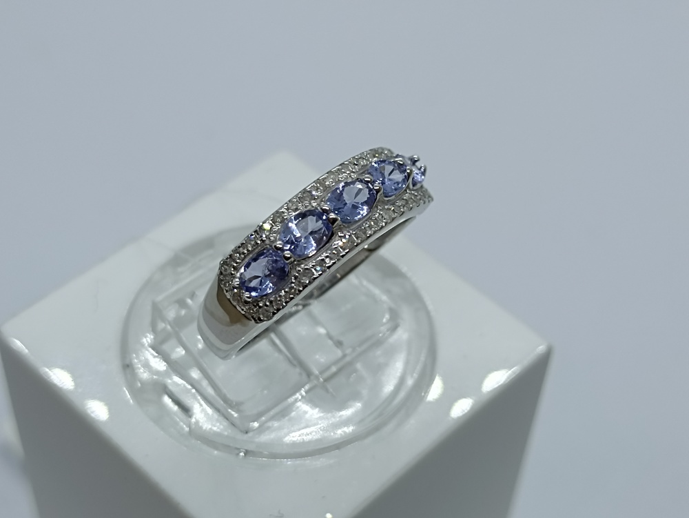 КОЛЬЦО Бриллиант Танзанит (Au 585)