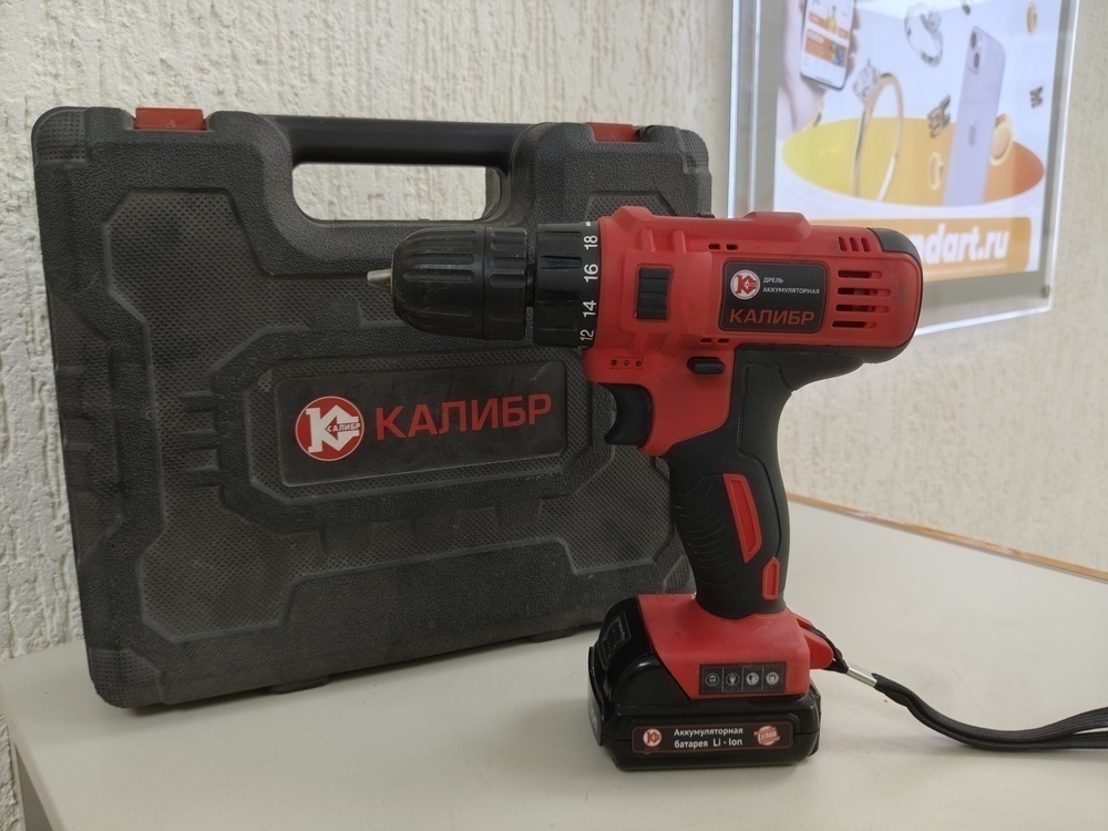 Шуруповерт Калибр ДА-12/2