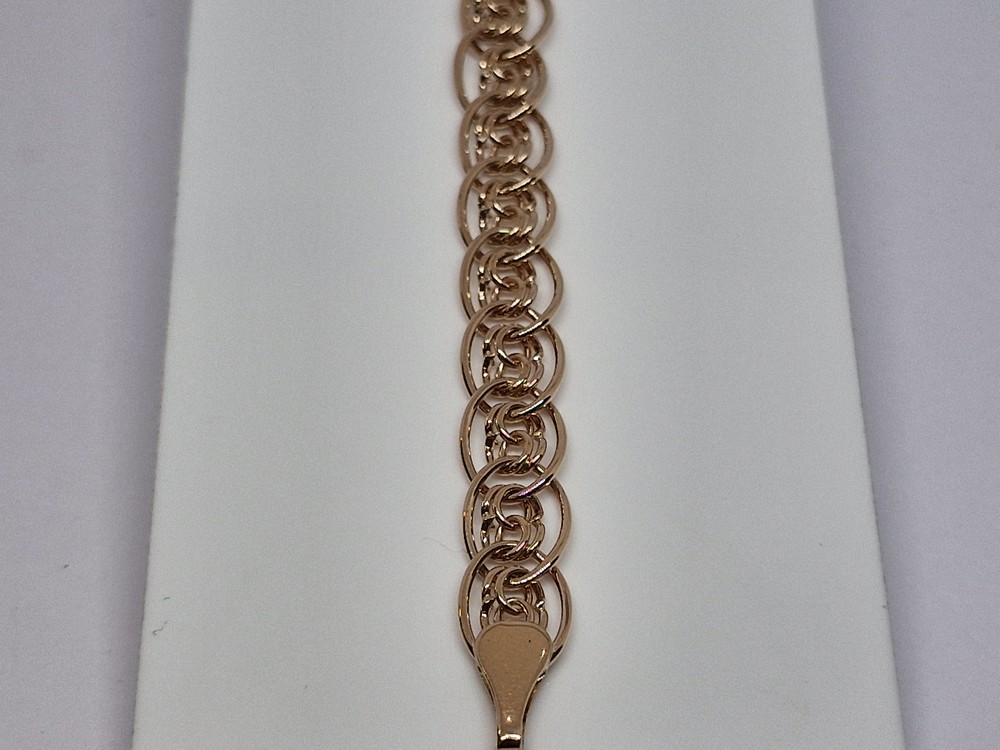 БРАСЛЕТ ПУСТОТЕЛЫЙ Нона бисмарк (Au 585)