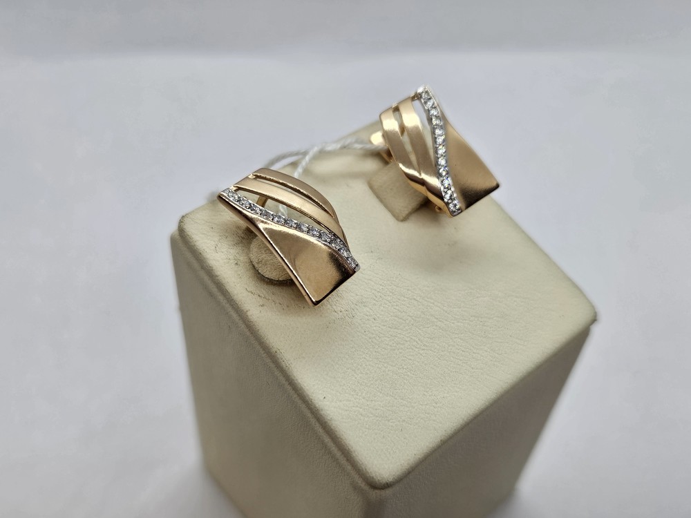 СЕРЬГИ С КАМНЯМИ (Au 585)