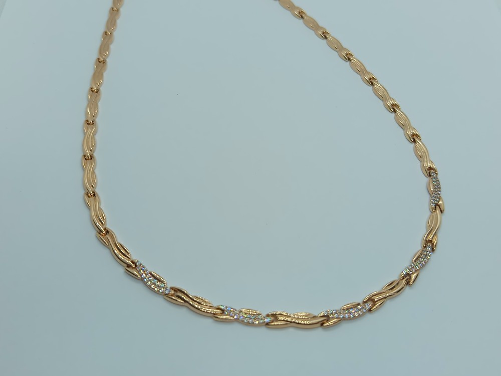 КОЛЬЕ С КАМНЯМИ Au 585