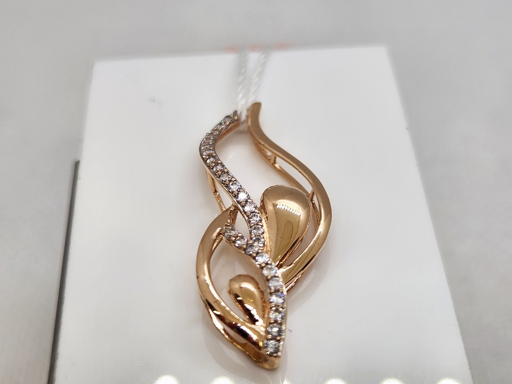 ПОДВЕСКА С КАМНЯМИ (Au 585)