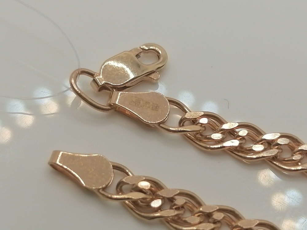 7080155П-19 БРАСЛЕТ ПУСТОТЕЛЫЙ Нона (Au 585)