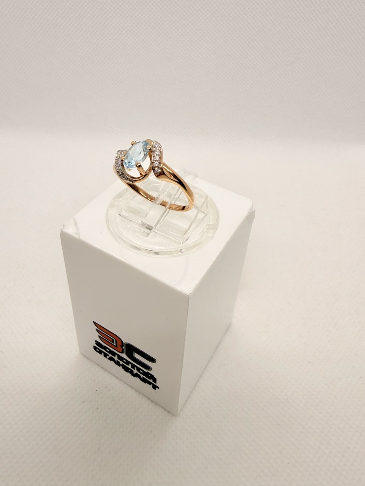 КОЛКМИ585 КОЛЬЦО С КАМНЯМИ (Au 585)