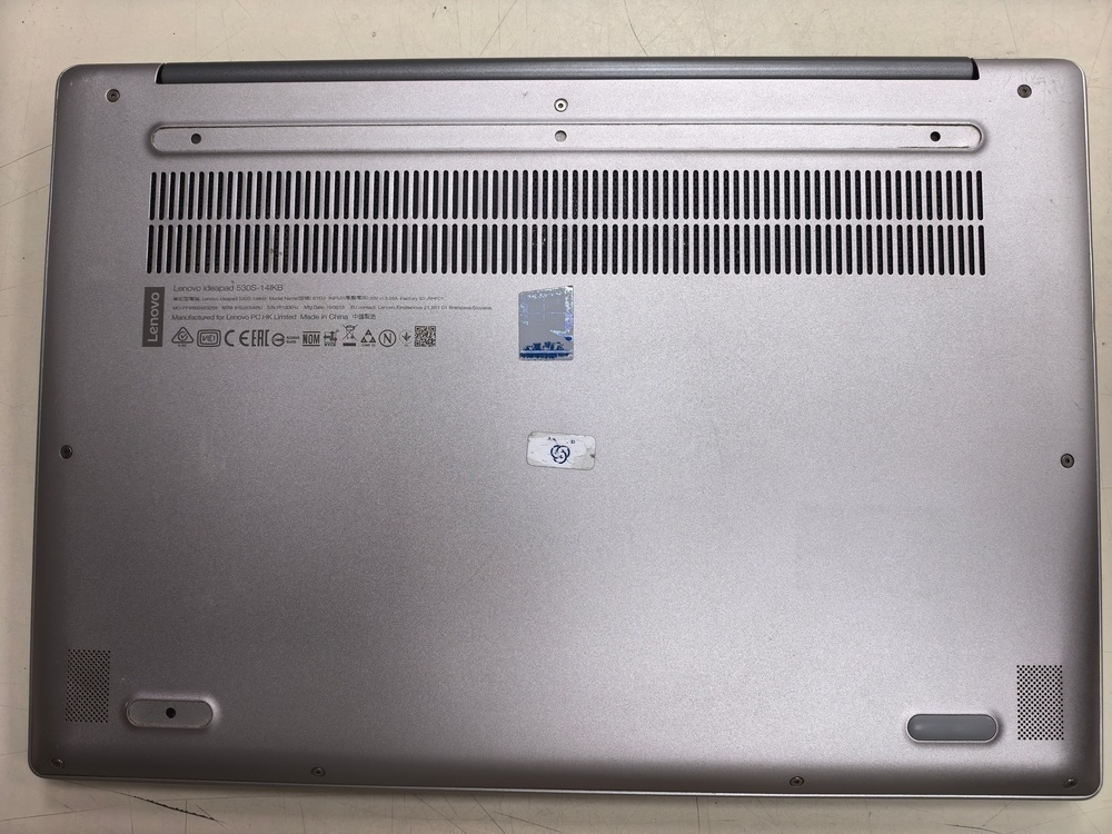 Ноутбук Lenovo IdeaPad 530s; Core i3-8130U, Intel UHD Graphics 620, 4 Гб, 250 Гб, Нет