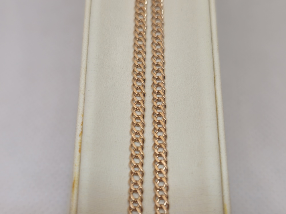 ЦЕПЬ ПОЛНОВЕСНАЯ Ромб двойной (Au 585)