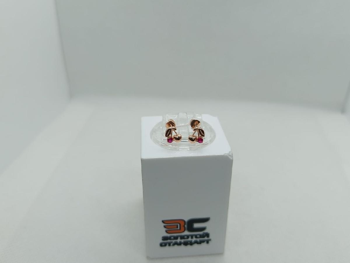 СПУС585 СЕРЬГИ ПУСЕТЫ (Au 585)