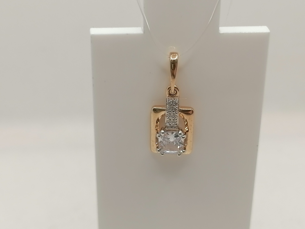 ПОДВЕСКА С КАМНЯМИ (Au 585)