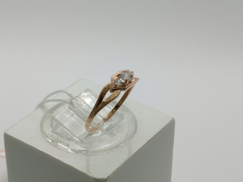 КОЛКМИ585 КОЛЬЦО С КАМНЯМИ (Au 585)