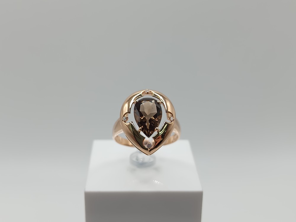 КОЛКМИ585 КОЛЬЦО С КАМНЯМИ (Au 585)