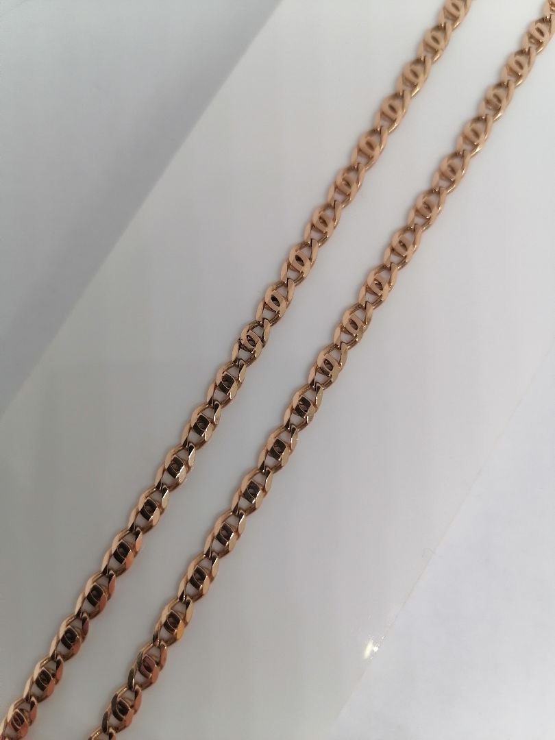 ЦЕПЬ ПОЛНОВЕСНАЯ Птичий глаз(глаз пантеры) (Au 585)