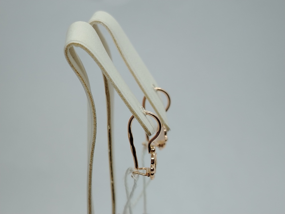 СБКМ585 СЕРЬГИ БЕЗ КАМНЯ (Au 585)