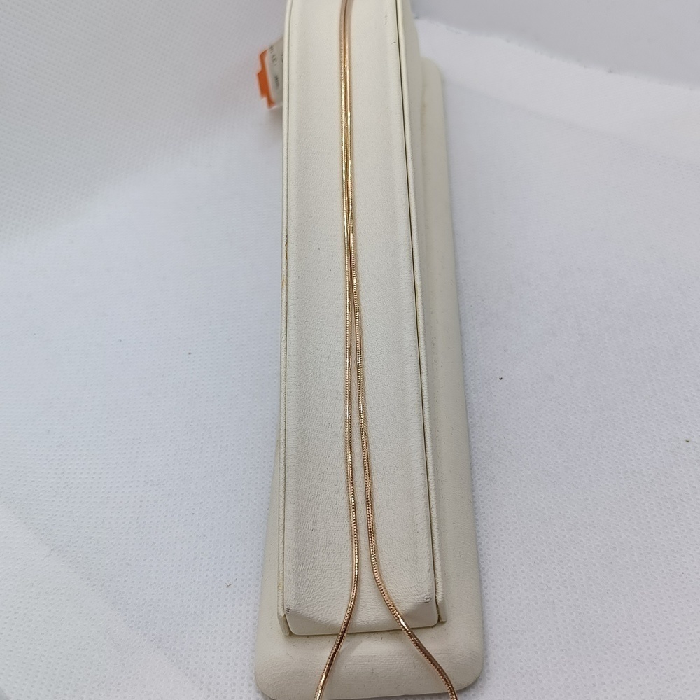 ЦЕПЬ ПОЛНОВЕСНАЯ Жгут(снейк) (Au 585)