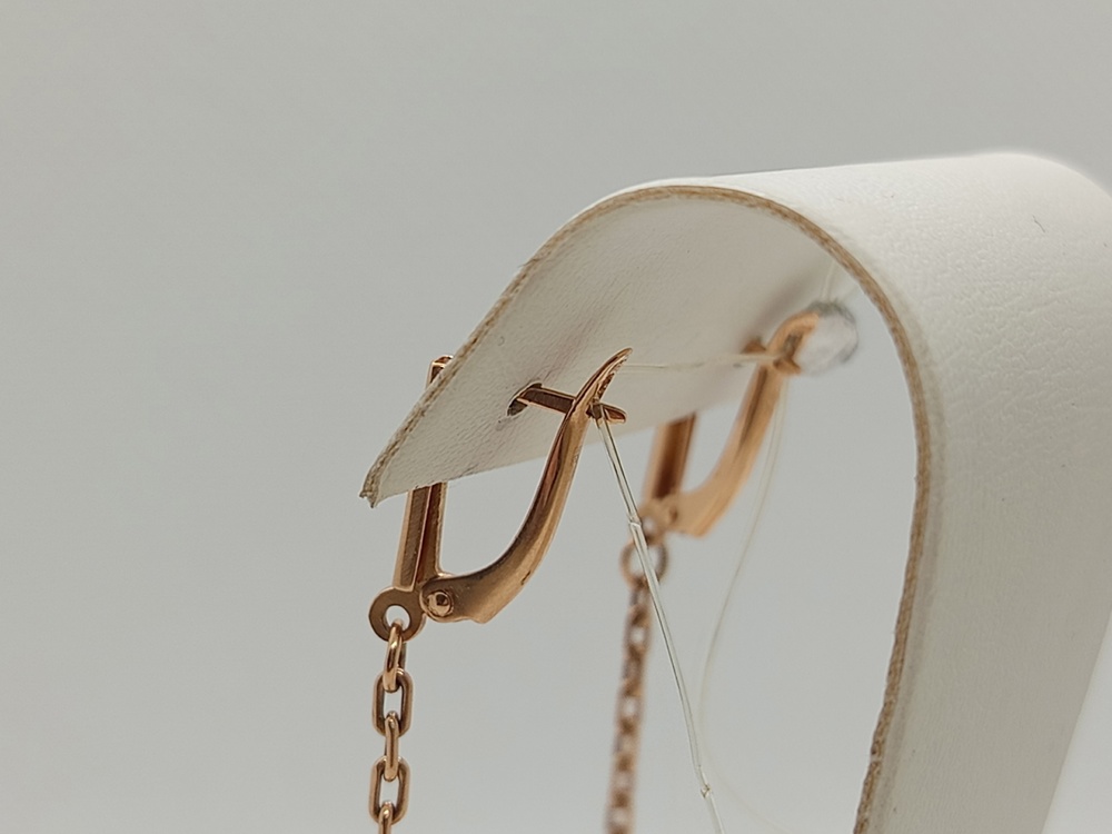 СЕРЬГИ БЕЗ КАМНЯ (Au 585)