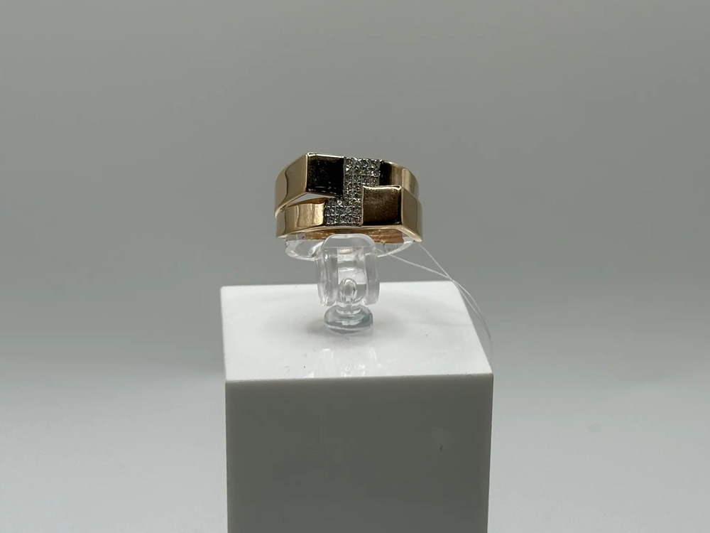 КОЛЬЦО С КАМНЯМИ (Au 585)