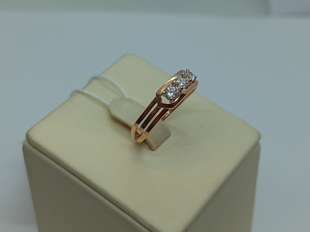 КОЛКМИ585 КОЛЬЦО С КАМНЯМИ (Au 585)
