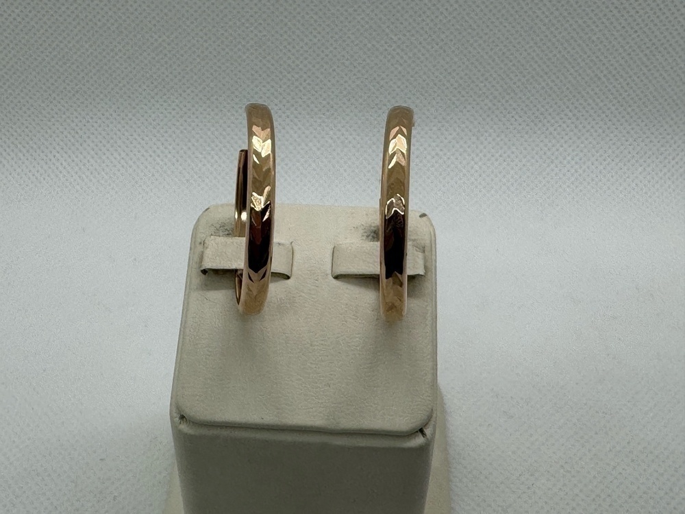 СКОН585 СЕРЬГИ КОНГО (Au 585)