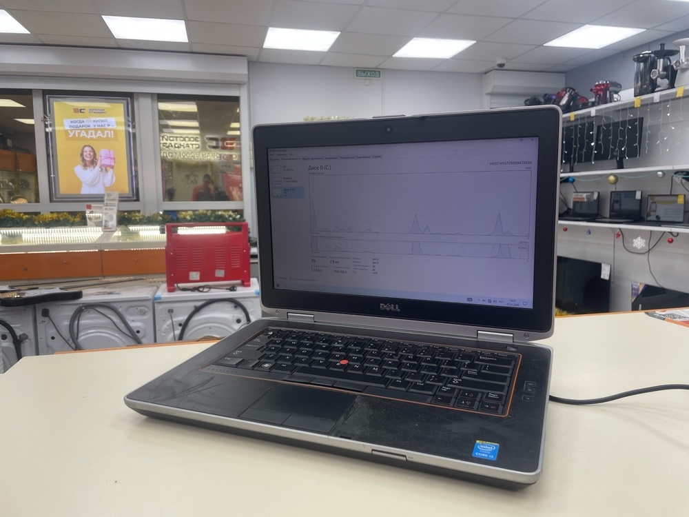 Ноутбук DELL .; Core i5-2520M, Intel UHD Graphics, 4 Гб, Нет, 500 Гб