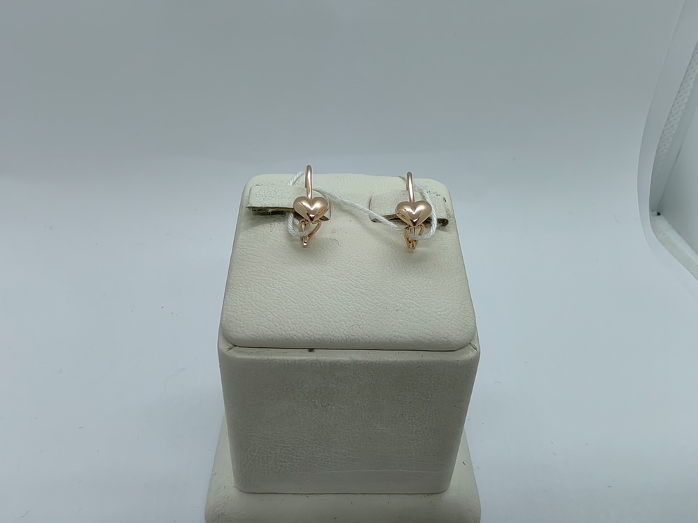 СЕРЬГИ БЕЗ КАМНЯ (Au 585)