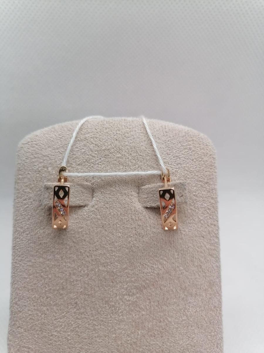 СЕРЬГИ С КАМНЯМИ (Au 585)