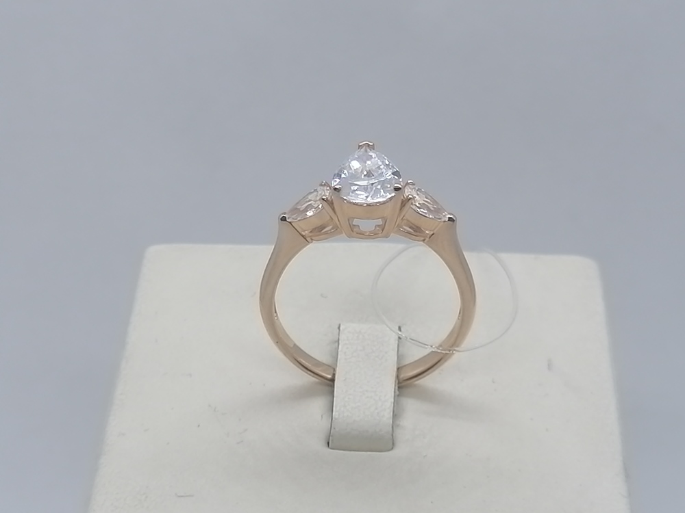 КОЛЬЦО С КАМНЯМИ (Au 585)