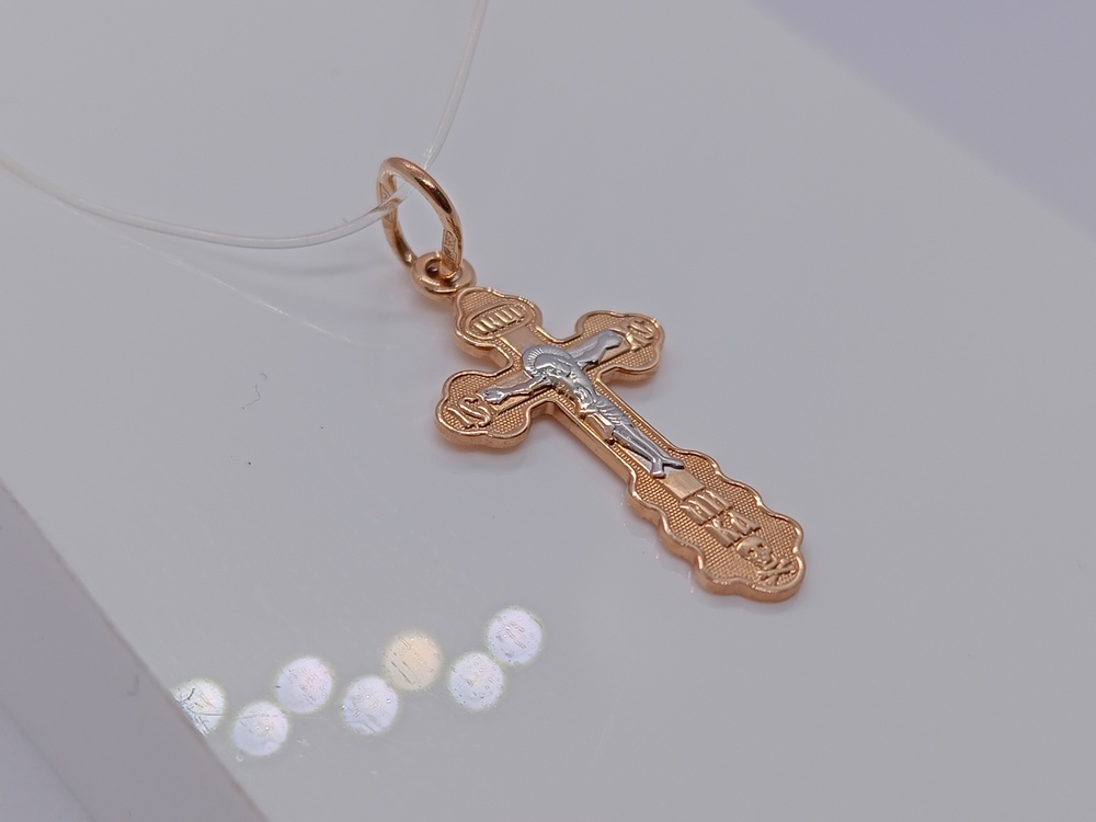 20-0248 ПОДВЕСКА КРЕСТ без камня (Au 585)