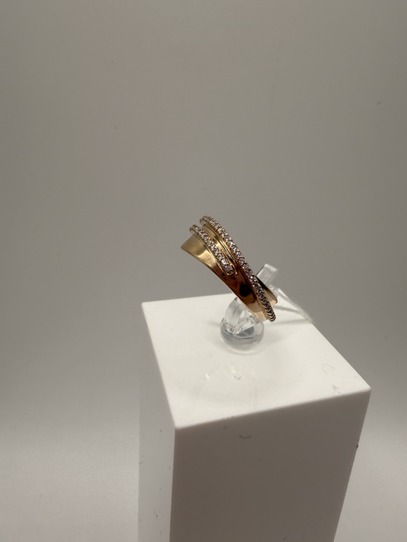 КОЛКМИ585 КОЛЬЦО С КАМНЯМИ (Au 585)