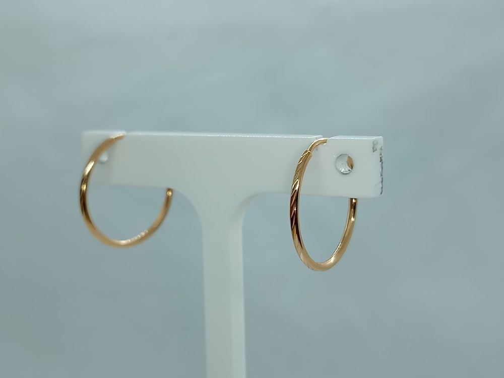 СЕРЬГИ КОНГО без камня (Au 585)