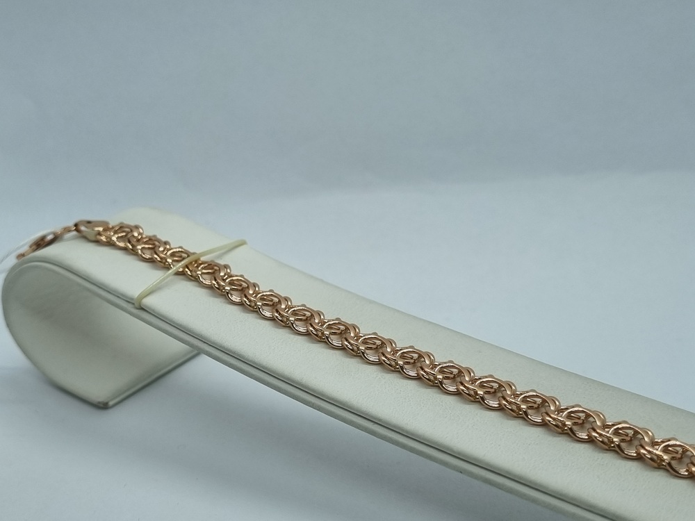 БЛБА585 БРАСЛЕТ ПОЛНОВЕСНЫЙ Бисмарк арбский (Au 585)