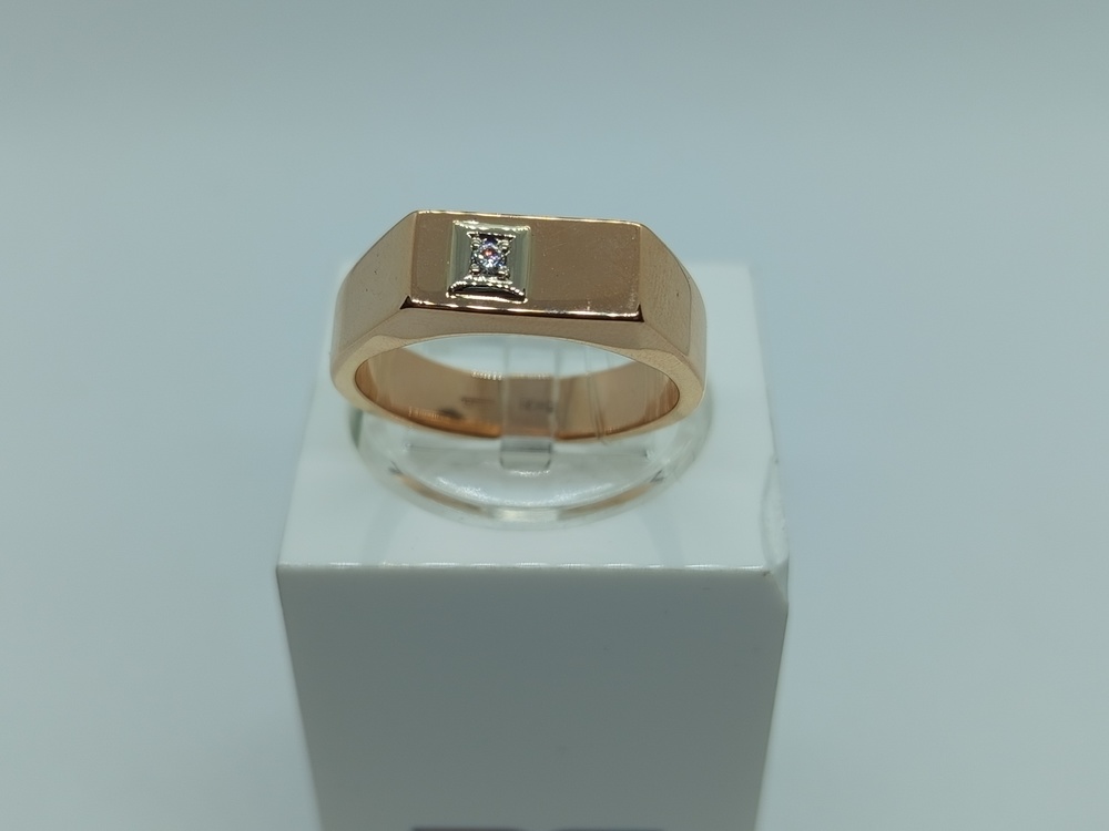 КОЛЬЦО ПЕЧАТКА с камнем (Au 585)