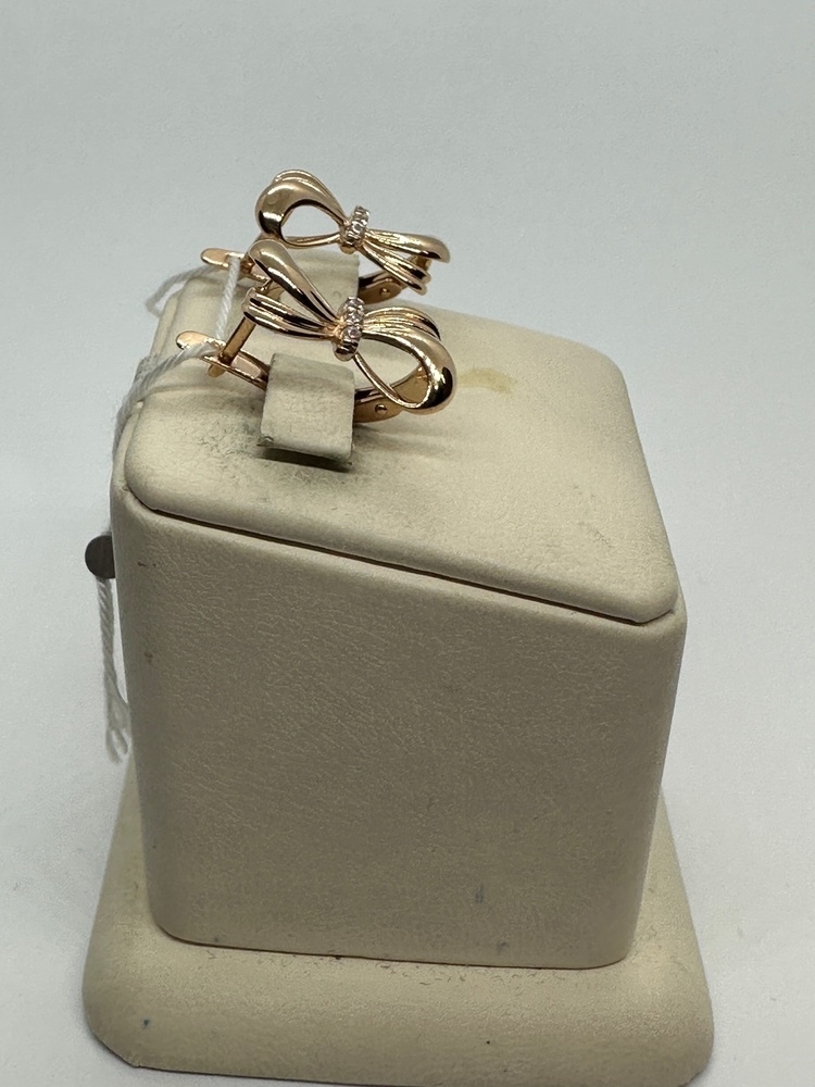 СКМИ585 СЕРЬГИ С КАМНЯМИ (Au 585)