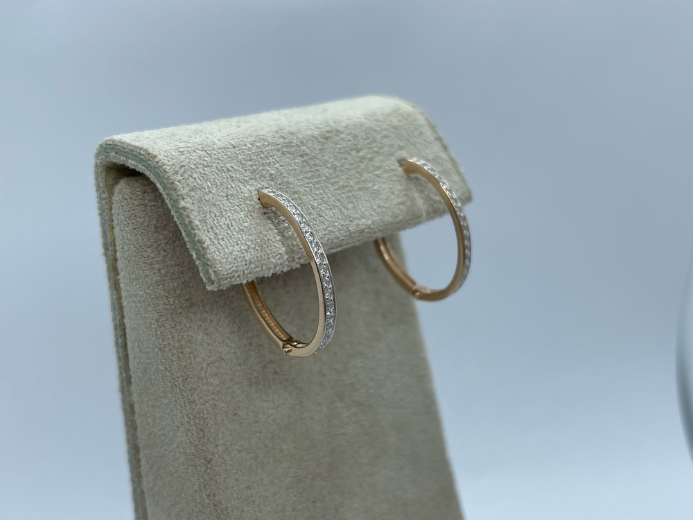 СЕРЬГИ С КАМНЯМИ (Au 585)