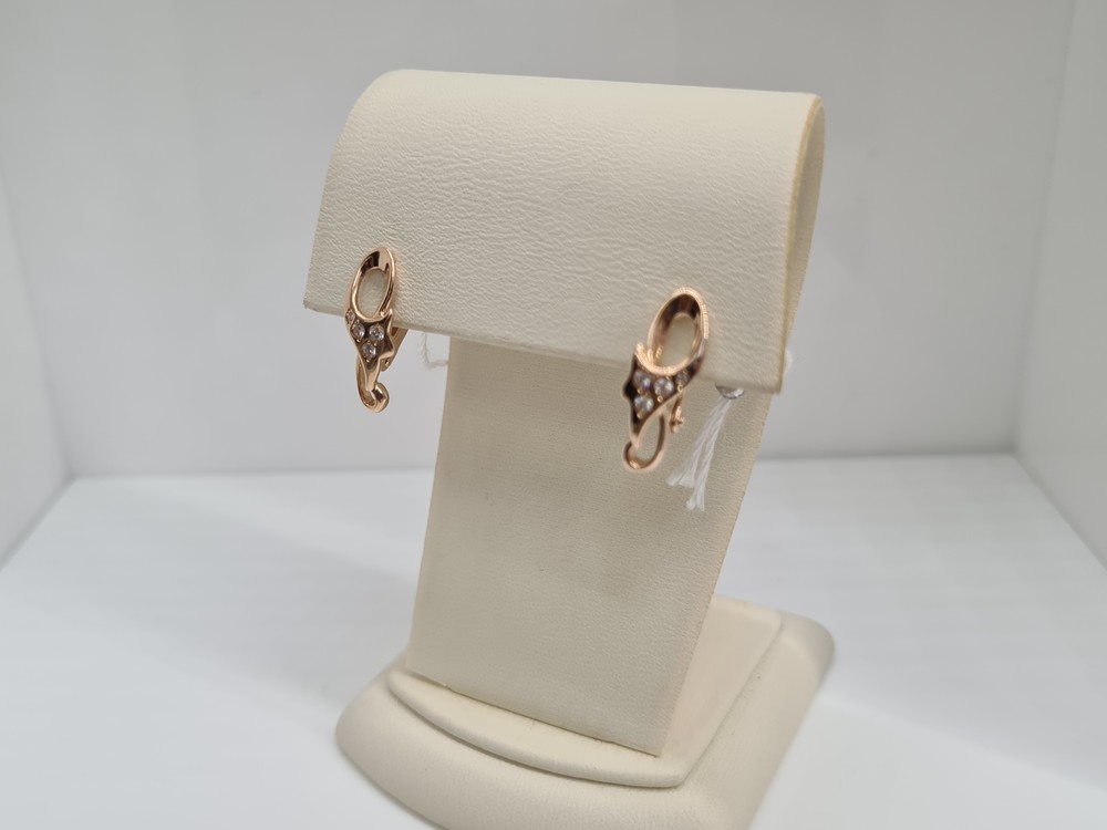 СКМИ585 СЕРЬГИ С КАМНЯМИ (Au 585)