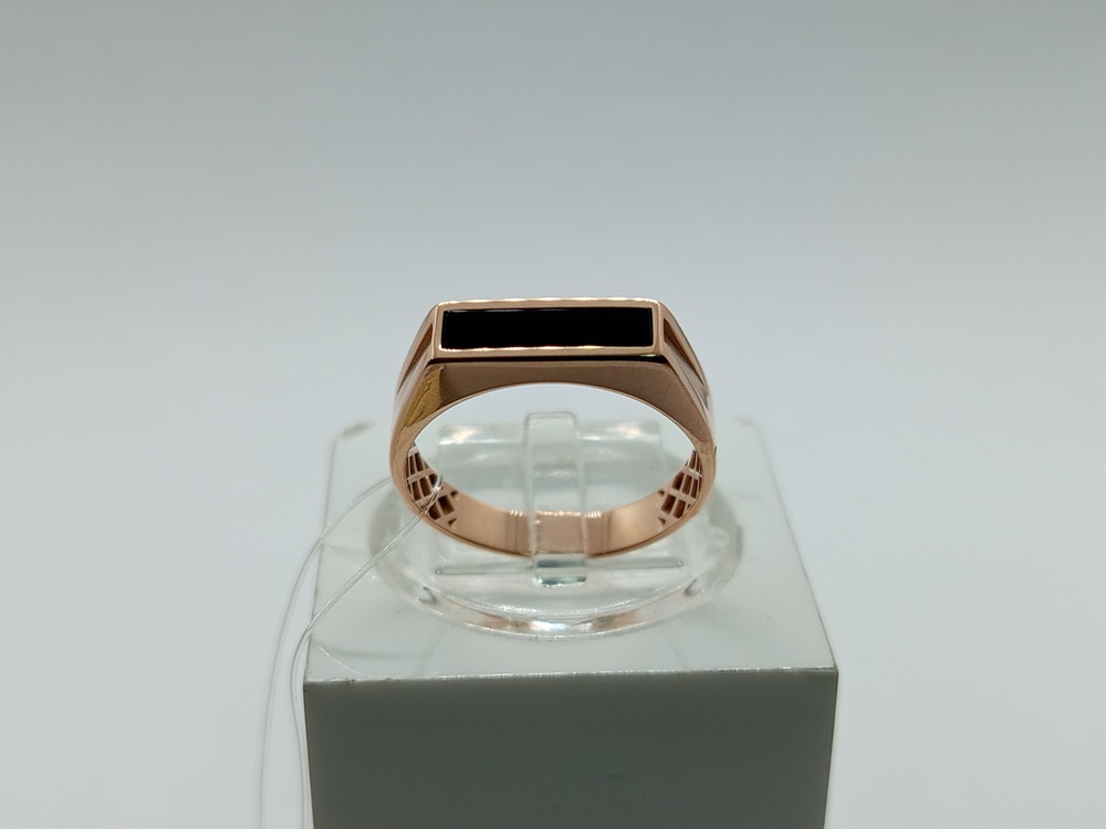 КОЛЬЦО ПЕЧАТКА с камнем (Au 585)